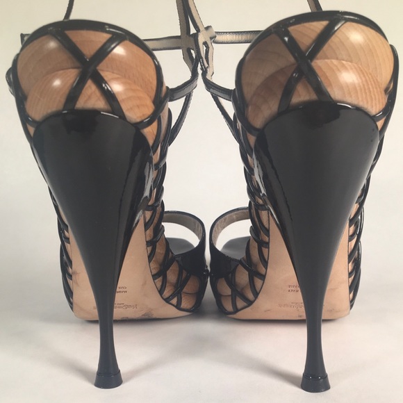 YSL Patent Origami Heel Size: 40 EUC - Picture 4 of 7